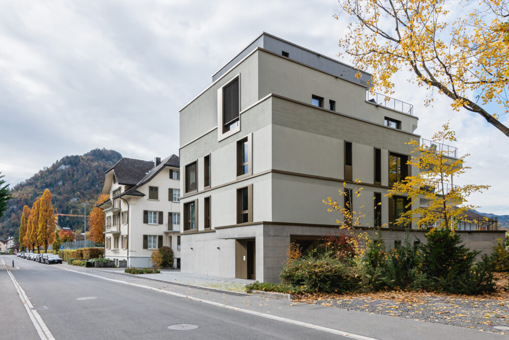 Neubau Mehrfamilienhaus Kehrsitenstrasse | Stansstad © Matthias Elmiger | Starkl Vieli Architekten GmbH