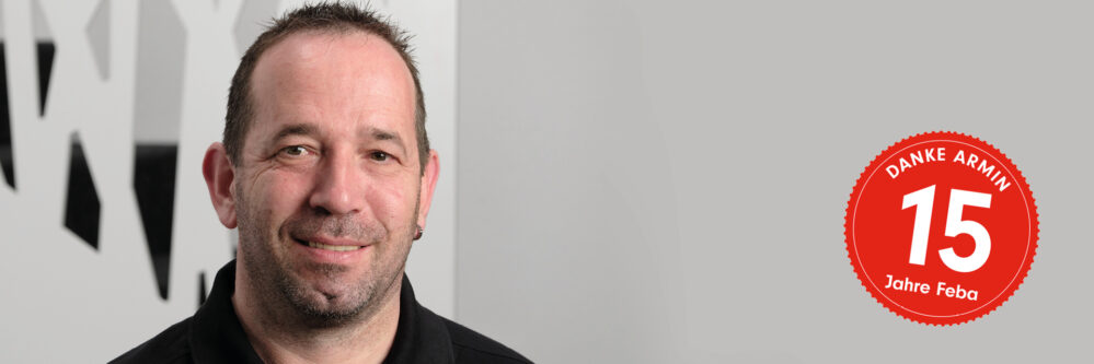 Arbeitsjubiläum | 15 Jahre | Armin Erni